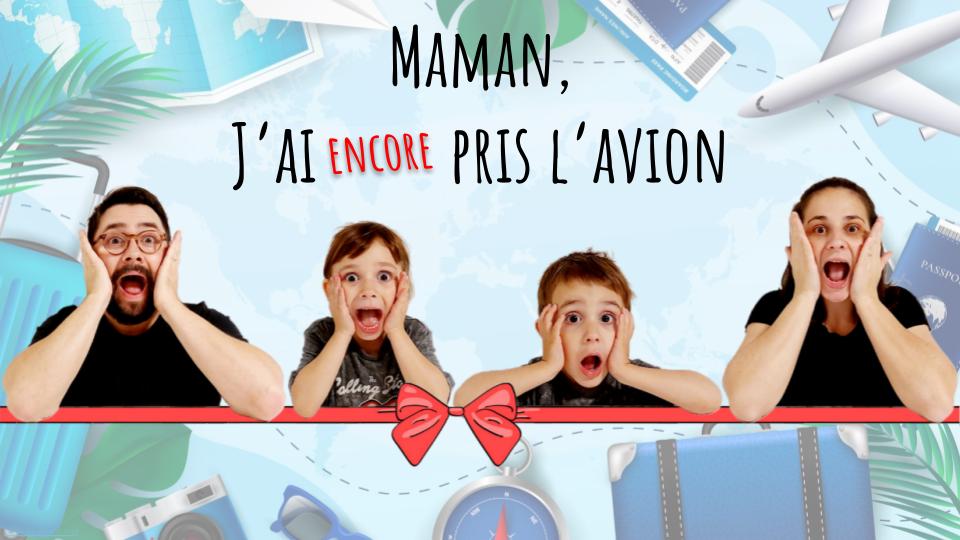 Logo Maman j'ai encore pris l'avion, photo culte de Kévin dans Home Alone, Maman j'ai raté l'avion